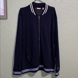 calvin klein varsity jacket